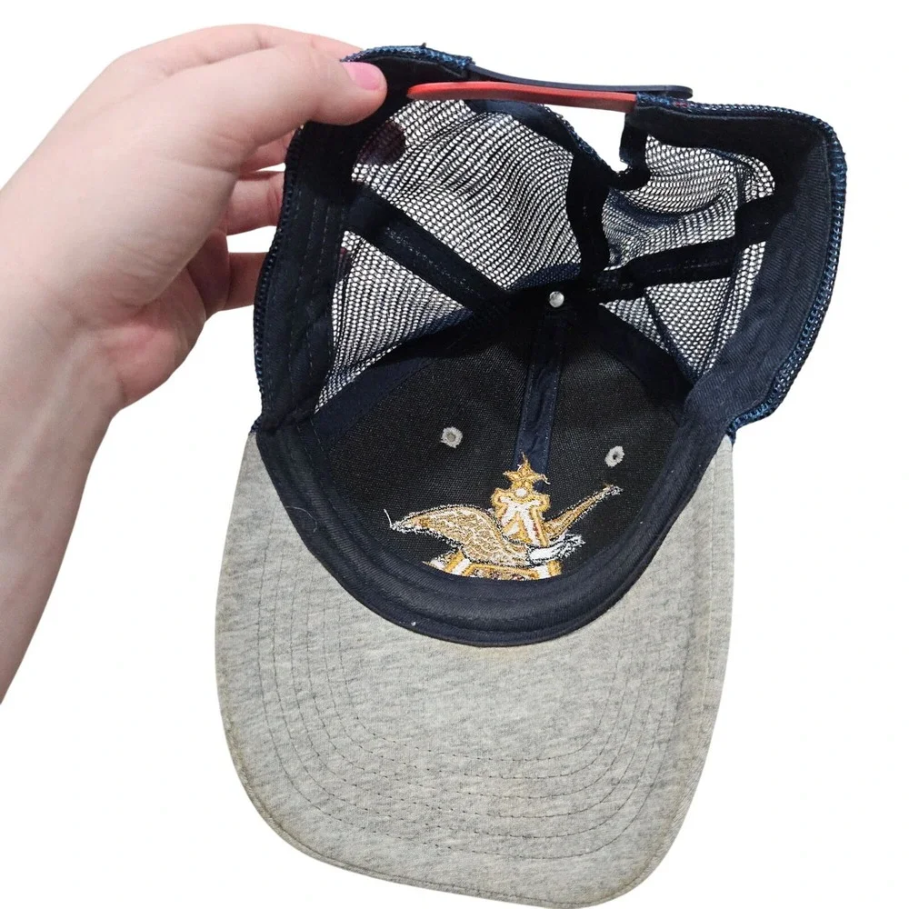 Anheuser-Busch Embroidered Truckers Hat‎ With Adjustable Snapback